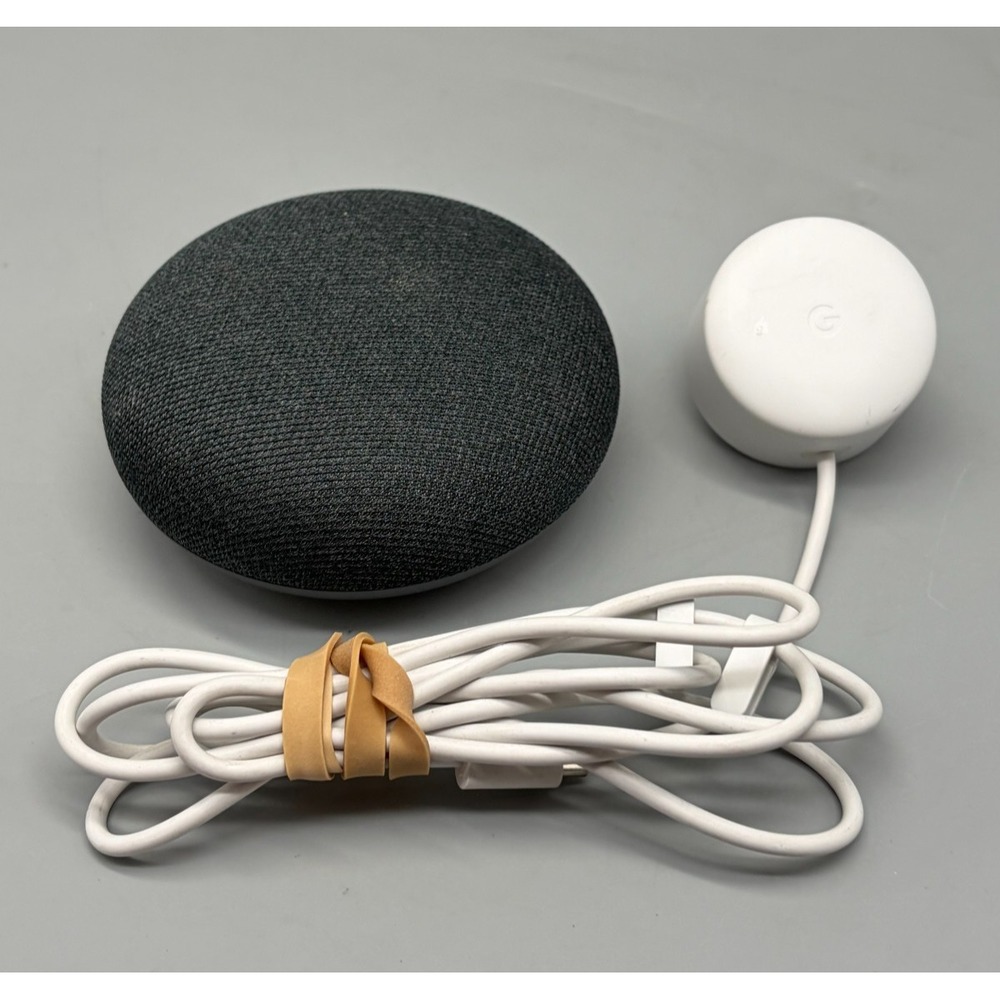 Google Home Mini Smart Speaker Assistant (1st Gen) - Charcoal - Tested